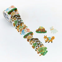 BANDE FOREST CREATURES WASHI TAPE STICKER ROLL