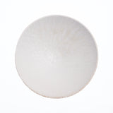 Top view of a white Kihon no Utsuwa porcelain bowl , made in Japan and available at NiMi Projects UK.